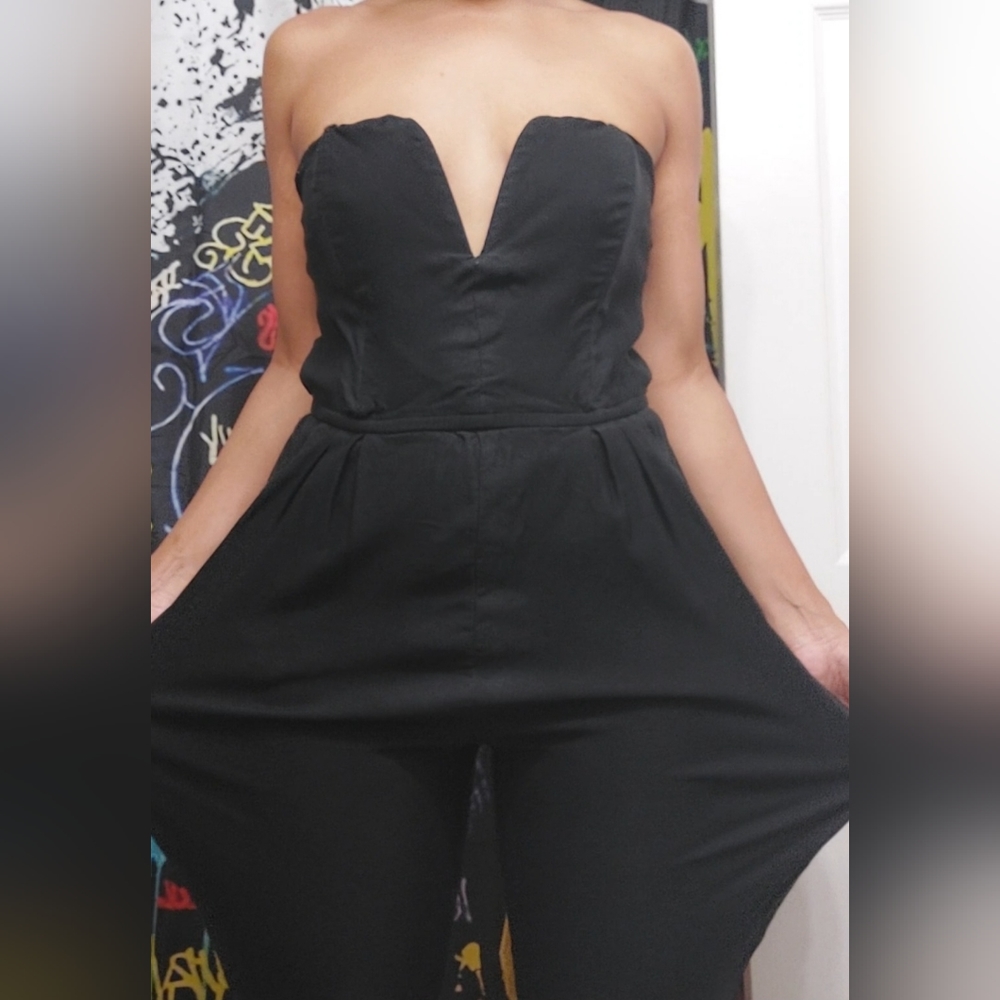 Summer Ready V Neck Jumpsuit